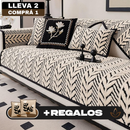 [Llevá 2 Pagá 1] Funda para Sofá Aurora (¡Ligereza y Encanto que Transforman tu Sala!) + REGALO: 2 Almohadas Decorativas