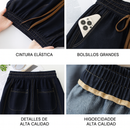 [Llevá 3 Pagá 2] Jean Femenino Aline Wide Leg con Cintura Elástica y Caída Moderna (¡Look moderno y casual!)