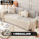 [Llevá 2 Pagá 1] Funda para Sofá Bella de Algodón (Tu Sofá Renovado y con Estilo) +REGALOS: 2 Fundas para Almohadones