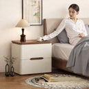 [Llevá 2 Pagá 1] Organizador de Mesita de Luz con 2 Cajones de Madera (¡Moderno y Práctico!)