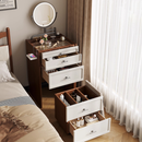 [Llevá 2 Pagá 1] Mesita Organizadora de Dormitorio de Madera con 4 Cajones y Compartimentos Inteligentes