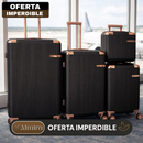 Kit de 4 Valijas Milano™ en ABS Reforzado con Giro 360° y Diseño Antirrayado