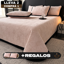 [Llevá 2 Pagá 1] Ropa de Cama Completa en Algodón 100% con Estampa Floral (¡Moderna y Súper Confortable!) + REGALO: 2 Fundas para Almohada