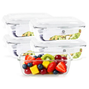 [Pagás 4, Te Llevás 8] Set de Recipientes Herméticos de Vidrio Templado